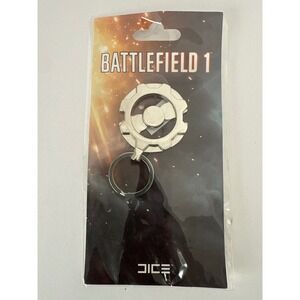 Battlefield 1 Tanker & Pilot Keychain ThinkGeek EA DICE Silver Gear Video Game